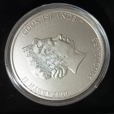 2021 Cook Islands 7 Summits Elbrus 5oz Silver Coin - additional view