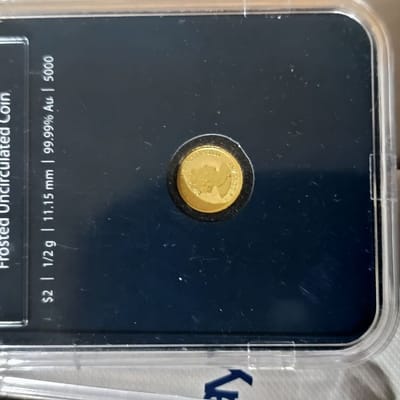 2021 Australia Mini Money Koala 1/2 gram gold coin - additional view