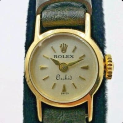 Rolex Orchid 18k vintage women's watch