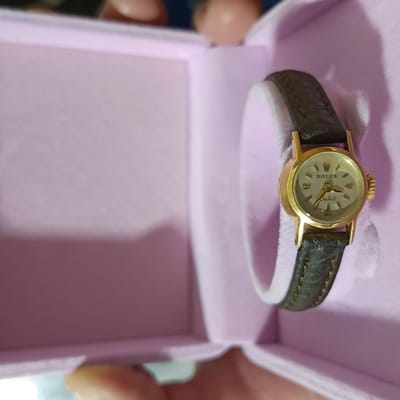 Rolex Orchid 18k vintage women's watch - additional view