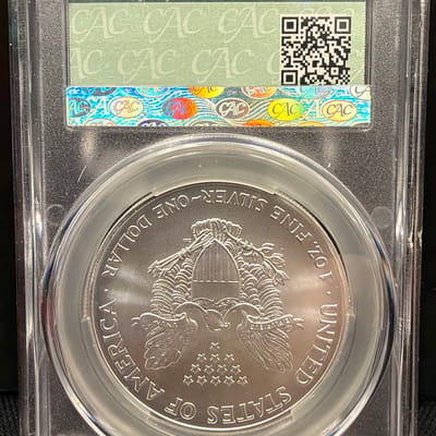 2004 Silver Eagle CAC MS69 Ron Drzewucki - additional view