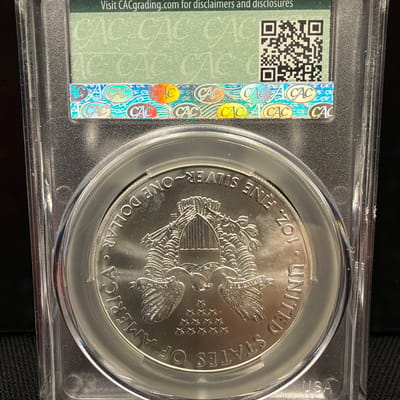 2021 Silver Eagle CAC MS69 Type 1 - additional view