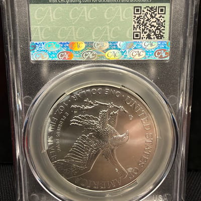 2024 Silver Eagle CAC MS69 - additional view
