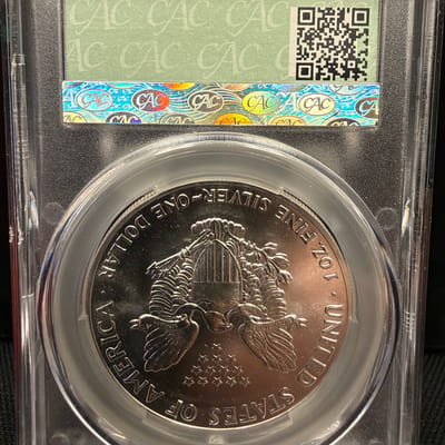 1987 Silver Eagle CAC MS69 - additional view