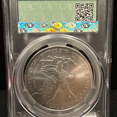 2023 Silver Eagle CAC MS70 FD - additional view