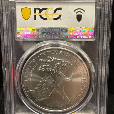 2025-P Silver Eagle w/ Eagle Privy MS69  1 of 50k - additional view