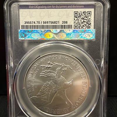 2026 Silver Eagle CAC MS70 Paul Hollis - additional view