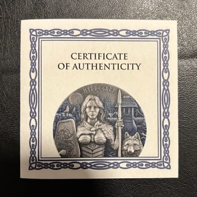 2022 Hildegard 2 oz Silver Ultra High Relief - additional view