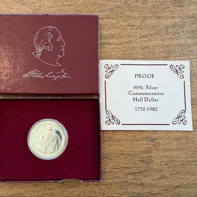 1982 George Washington Proof 90% Silver .36oz silv