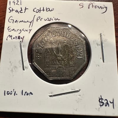1921 Stadt Cottbus 50 Pfennig Notgeld 