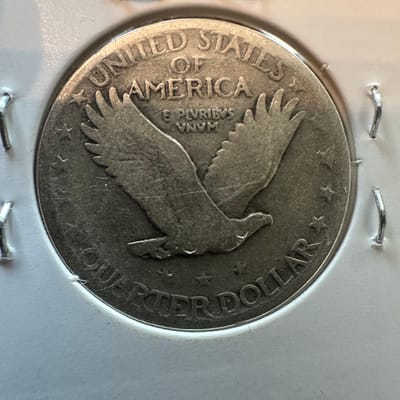 Standing Liberty Quarter. I think it's a 1920 - additional view