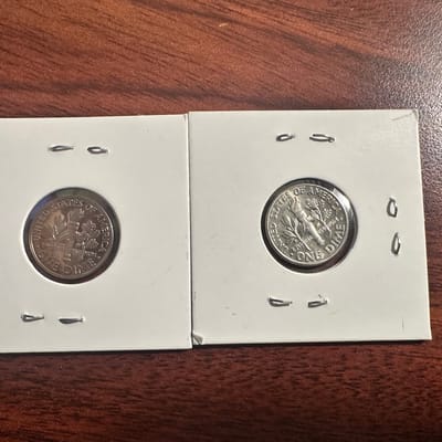 1999-P and 1999-S US Roosevelt Dime - additional view