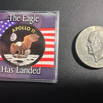 Eisenhower Dollar 1977 Apollo 11 The Eagle Landed