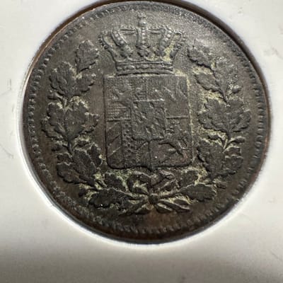 1870 2 Pfennig Bavaria (Germany) - additional view