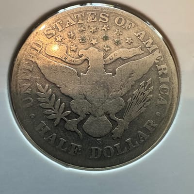 1909-S Barber Half Dollar .900 - additional view