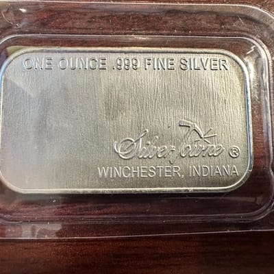 One Ounce .999 SilverTown Bar - additional view