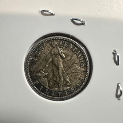 1945 Philippines 10 Centavos Silver - additional view