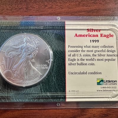 1999 Silver American Eagle Uncirculated