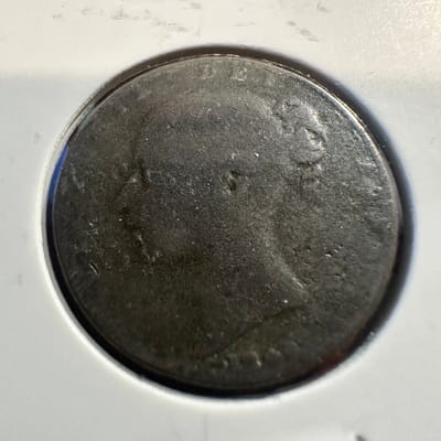 1840 United Kingdom Farthing Copper - additional view