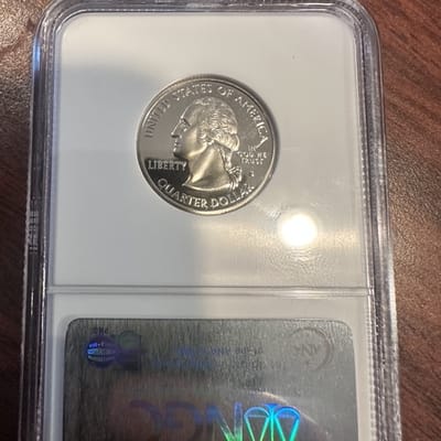 2001-S Clad 25C Vermont PF70 Ultra Cameo Quarter - additional view
