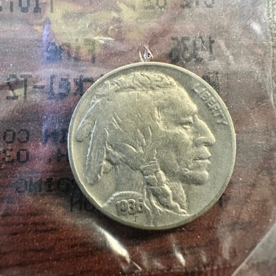 1936 Fine Buffalo Nickel-T2