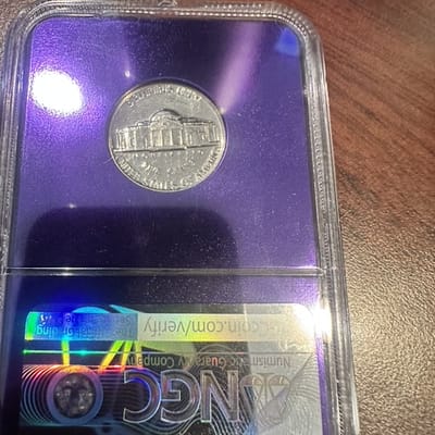1965 SMS 5C MS 68 Jefferson Nickel TraderBea Slab - additional view