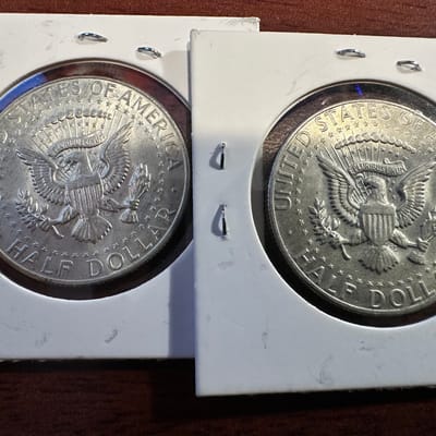 1967 & 1969-D Kennedy Half Dollars 50 .400 Silver - additional view