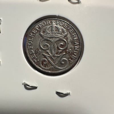 1919 Sweden 1 Ore - additional view