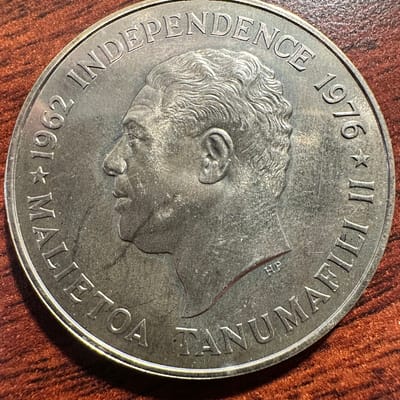 1962 Independence 1976 WESTERN SAMOA One Tālā