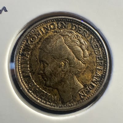 1944-D Curacao Dutch Caribeean 1/4 Gulden .64 - additional view