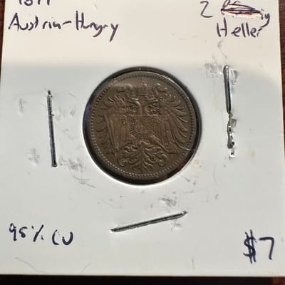 1899 Austria-Hungry 2 Heller