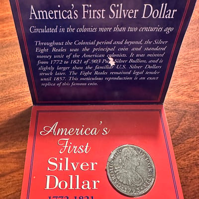 1793 America's First Silver Dollar Replica