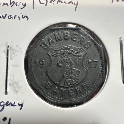 1917 Bamberg Notgelf 10 Pfennig - additional view
