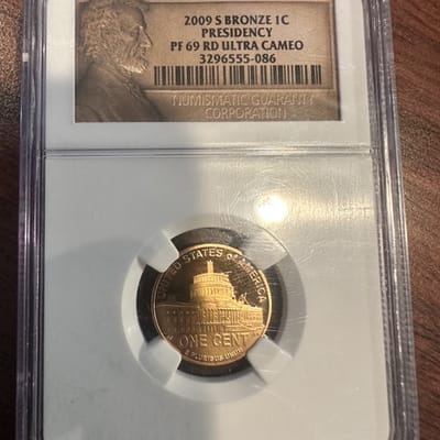 2009-S PF69 Red Ultra Cameo 1 cent