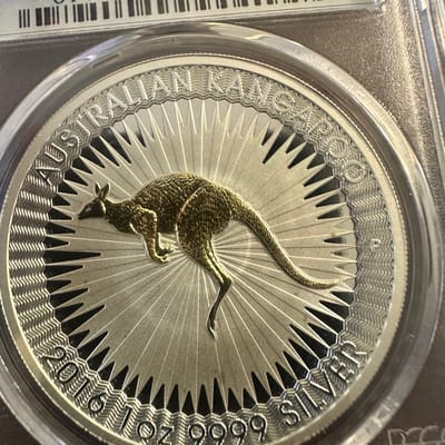 2016-P PCGS MG69 Australia Kangaroo Gilt $1 - additional view