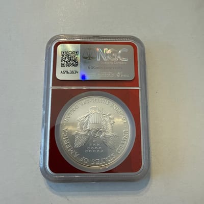 2004 MS70 Silver Eagle Early ProductionStruck 2003 - additional view