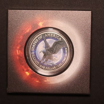 2023 Colorized Sun and Moon Eagle - additional view