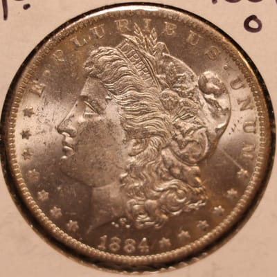 1884 O Morgan Dollar