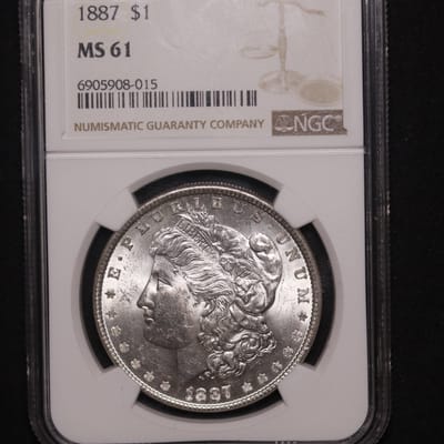 1887 Morgan Dollar