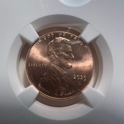 2025D 1C NGC MS66RD Last Year Of Issue!! - additional view