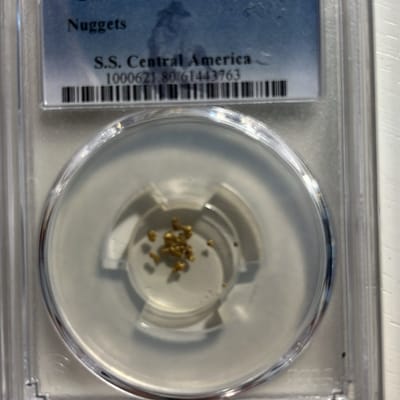 PCGS Certified SS Central America Shipwreck Gold