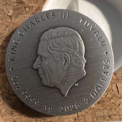 The Perth Mint 2026 Dune 2 oz .9999 Silver Antique - additional view