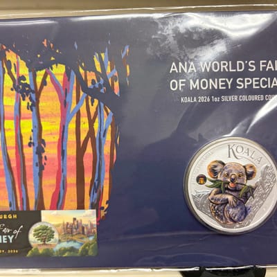 ANA Show 2026 Koala Liberty Bell Privy 1oz Silver 
