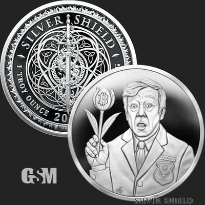 AGENT SATOSHI - 1oz .999 Silver Shield Box & COA - additional view