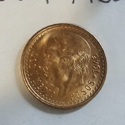 2.5 Peso Dos Y Medio Peso .900 Fine Gold - additional view