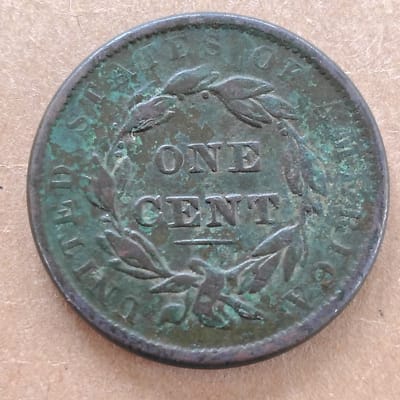1838 Coronet Head Cent - additional view