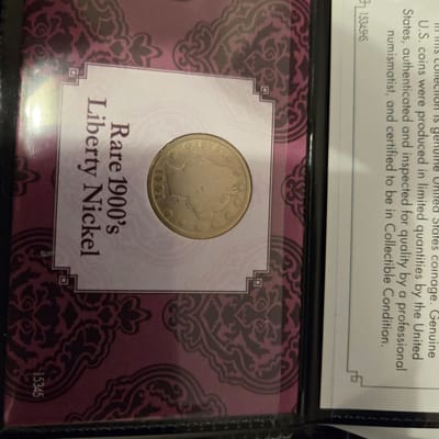 Lot of 5 v nickles - additional view