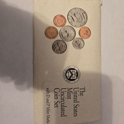 1992 p&d mint set with envelope