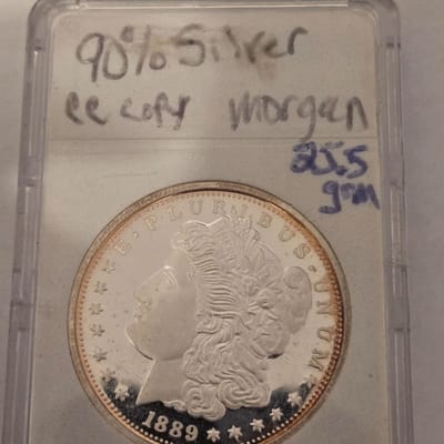 Morgan silver copy  CC 1889