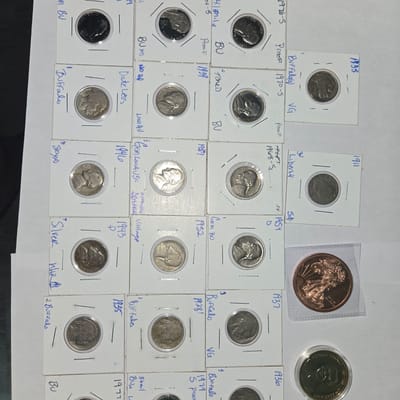 Nickle lot with errors